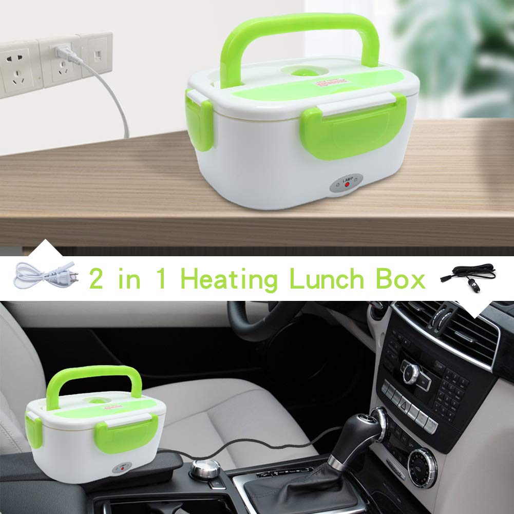 Electric heated lunch box