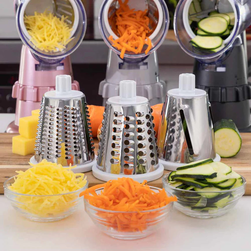 KITCHENRANI 3 in 1 SUMO SLICER with 3 DRUMS + FREE PEELER