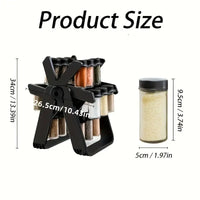 18 Jar Rotatable Spice Rack