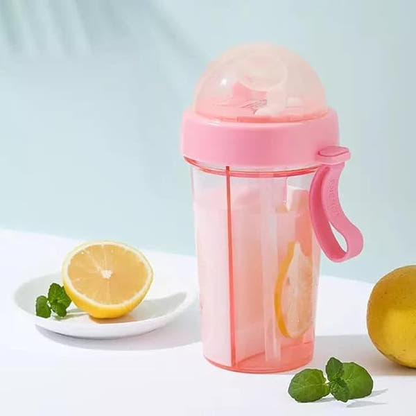 Dual Liquid Storage Water Bottle