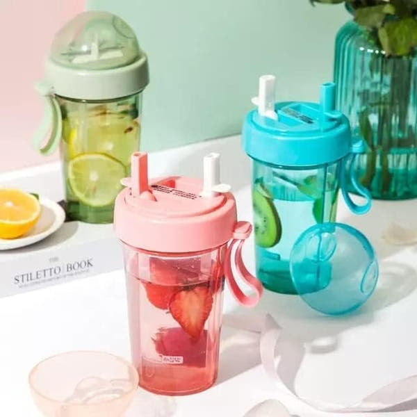 Dual Liquid Storage Water Bottle