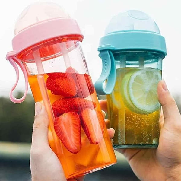 Dual Liquid Storage Water Bottle