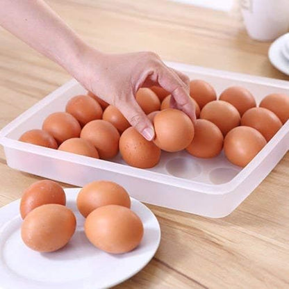 Kitchen Rani 24 Grid Egg Stackable Storage Box Egg Refrigerator Storage Tray