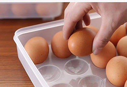 Kitchen Rani 24 Grid Egg Stackable Storage Box Egg Refrigerator Storage Tray