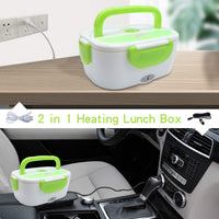 Electric heated lunch box