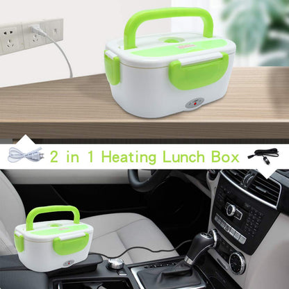 Electric heated lunch box
