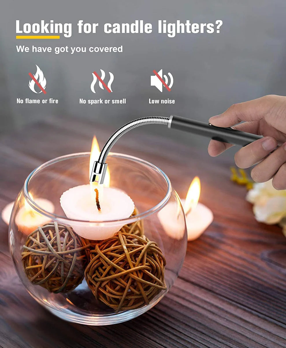 USB Rechargeable Electric Arc Lighter – The Safer, Smarter Way to Light Up!