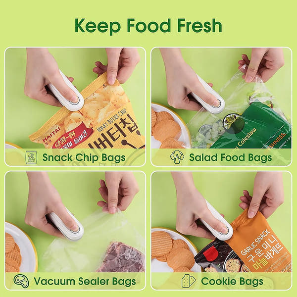 2-in-1 Portable Bag Sealer & Cutter – Keep Your Food Fresh!