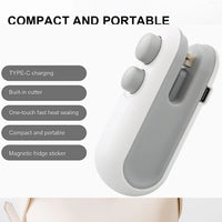 2-in-1 Portable Bag Sealer & Cutter – Keep Your Food Fresh!
