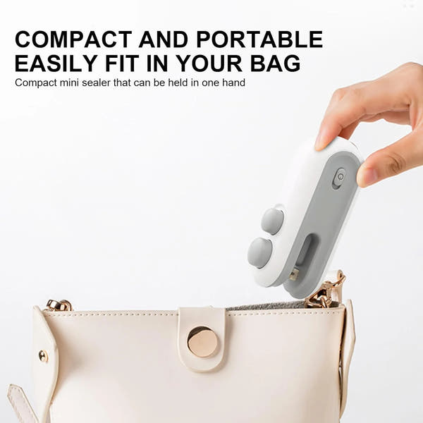 2-in-1 Portable Bag Sealer & Cutter – Keep Your Food Fresh!