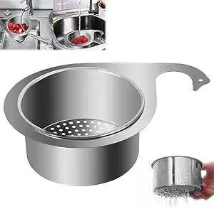 Kitchen Rani Stainless Steel Sink Strainer Basket – Anti-Clog Drain Filter and Food Catcher