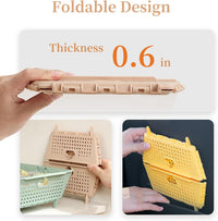 Multifunctional Foldable and Stackable Storage Baskets