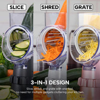 KITCHENRANI 3 in 1 SUMO SLICER with 3 DRUMS + FREE PEELER